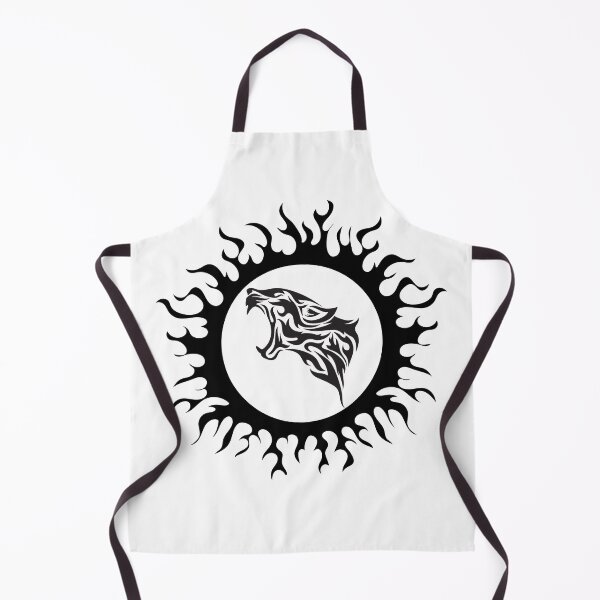 Item preview, tribal Panther flaming Sun designed and sold by Bronxartdesign.