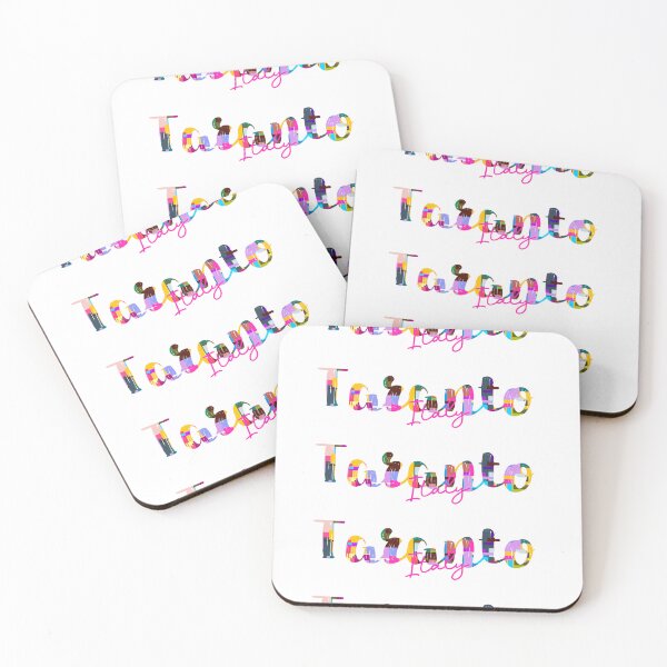 Item preview, Taranto, Italy, Vibrant Abstract City Typography Art designed and sold by Wanderful-roads.