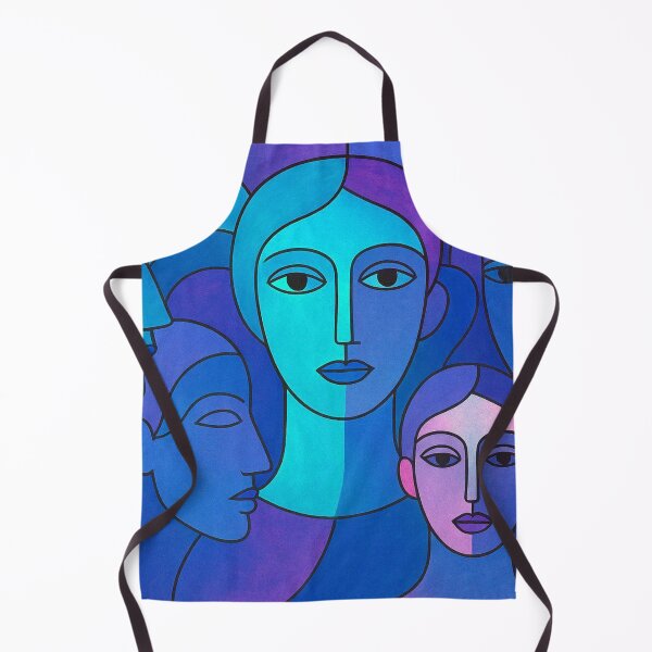 Item preview, Faces in blue harmony designed and sold by Sigtrix.