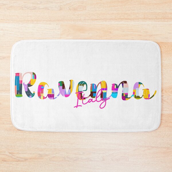 Item preview, Ravenna, Italy, Vibrant Abstract City Typography Art designed and sold by Wanderful-roads.