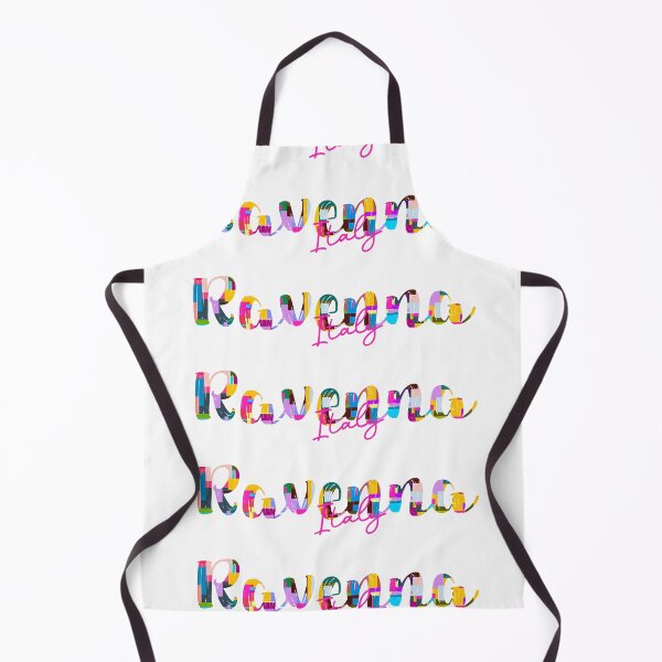 Item preview, Ravenna, Italy, Vibrant Abstract City Typography Art designed and sold by Wanderful-roads.