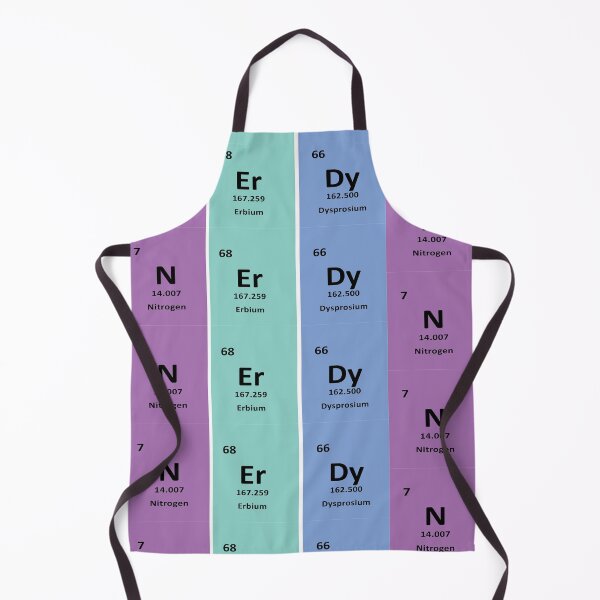 Item preview, Nerdy Chemistry Design – Nitrogen, Erbium & Dysprosium | Science Humor & Geek Gift designed and sold by sciencefacts.