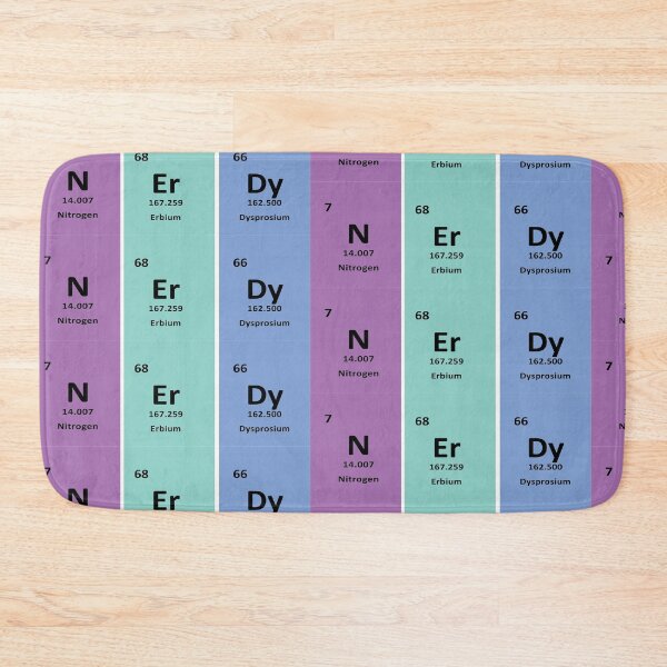 Item preview, Nerdy Chemistry Design – Nitrogen, Erbium & Dysprosium | Science Humor & Geek Gift designed and sold by sciencefacts.