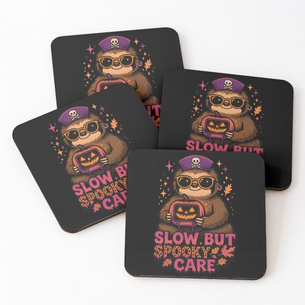 Item preview, Slow But Spooky Care – Funny Sloth Nurse Halloween Design for RNs, LPNs, CNAs, and Healthcare Workers designed and sold by ClinicalHubs.