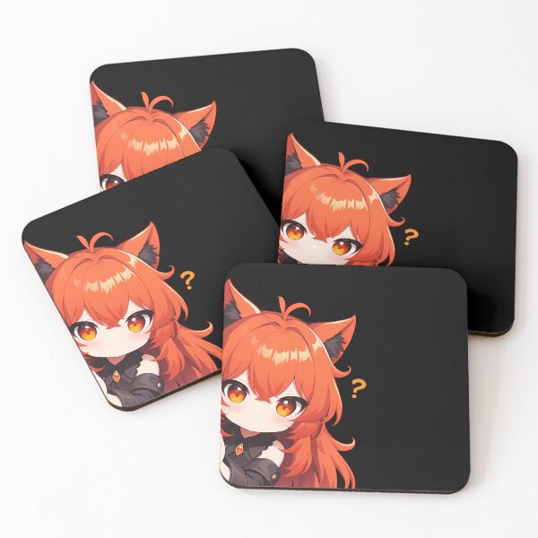 Item preview, Diluc Genshin Impact Game Anime Chibi Kawaii Peeker designed and sold by HumbertoValveno.