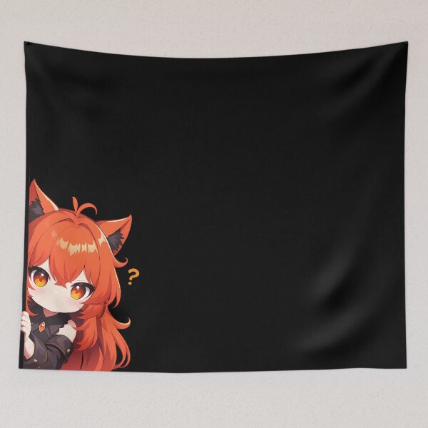 Item preview, Diluc Genshin Impact Game Anime Chibi Kawaii Peeker designed and sold by HumbertoValveno.