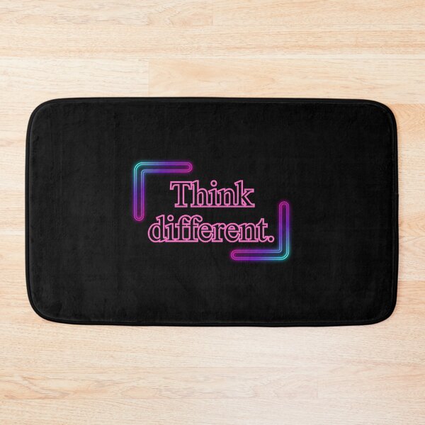Item preview, Think different. short slogans, quotes, motivation, think, achieve,daily quote,joyful,cheerful,positive quote,christmas gift,festive,  designed and sold by chipmuckdesignn.