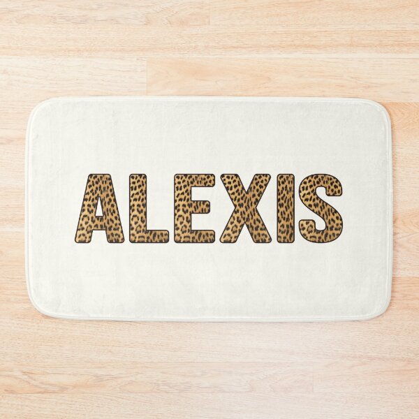 Artikelvorschau, Alexis Name Leopard Print entworfen und verkauft von Jeallan Designs.