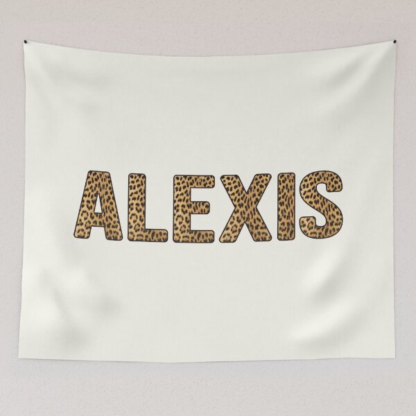 Item preview, Alexis Name Leopard Print designed and sold by Jeallan Designs.