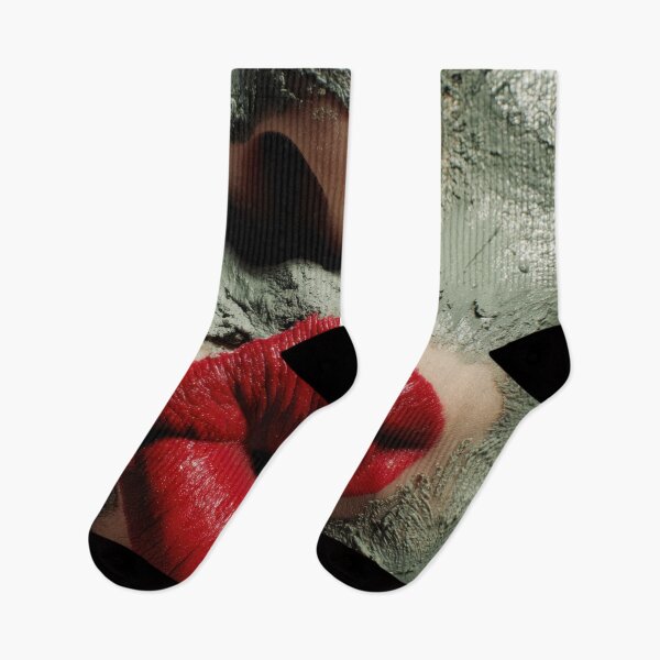 Item preview, Woman with red lips and green mask designed and sold by anytka.