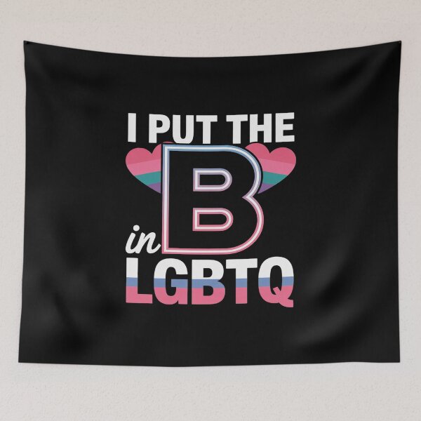 Item preview, Bisexual Bi Pride Flag I Put The B In Lgbtq  designed and sold by GGrizeldaRivas.