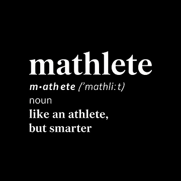 Artwork thumbnail, Mathlete Definition Nerd Geek Math Math by dainegilbert