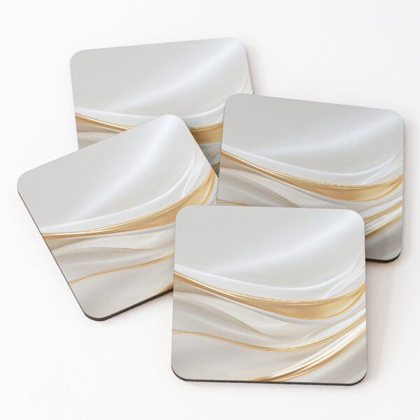 Item preview, Silk fabric with gold lines designed and sold by anytka.