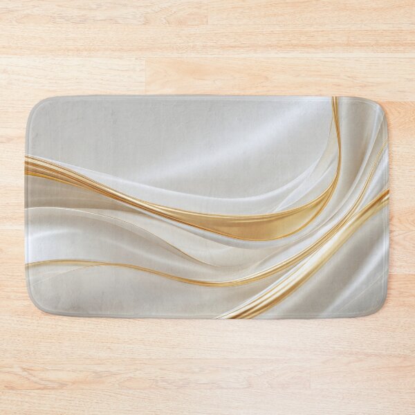 Item preview, Silk fabric with gold lines designed and sold by anytka.