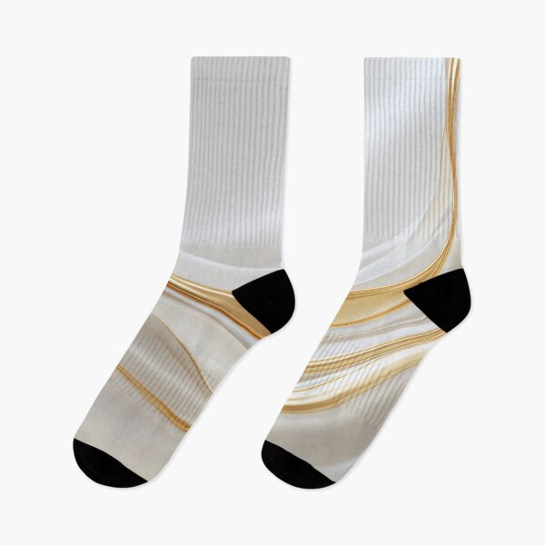 Item preview, Silk fabric with gold lines designed and sold by anytka.