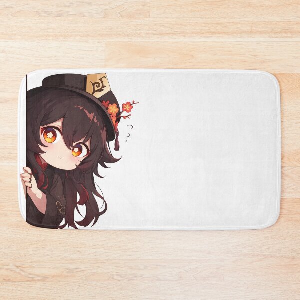 Item preview, Hu Tao Genshin Impact Game Anime Chibi Kawaii Peeker designed and sold by HumbertoValveno.