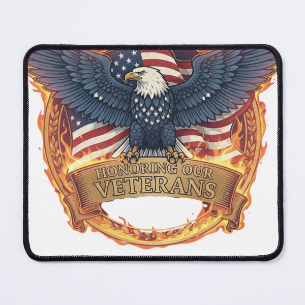 Item preview, Patriotic Eagle & Flag: Honoring Our Veterans Design designed and sold by RainUlan53.