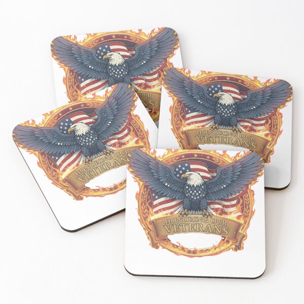 Item preview, Patriotic Eagle & Flag: Honoring Our Veterans Design designed and sold by RainUlan53.