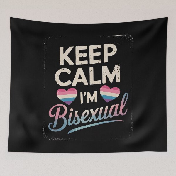 Item preview, Bisexual Bi Pride Flag Keep Calm I'm Bisexual  designed and sold by GGrizeldaRivas.