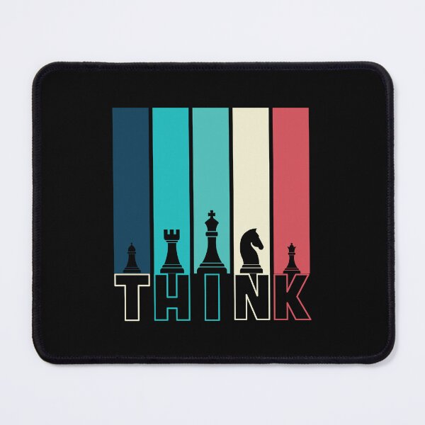 Item preview, Vintage Chess Design – “THINK” Inspirational Chess Artwork designed and sold by Suzy Perez Art.