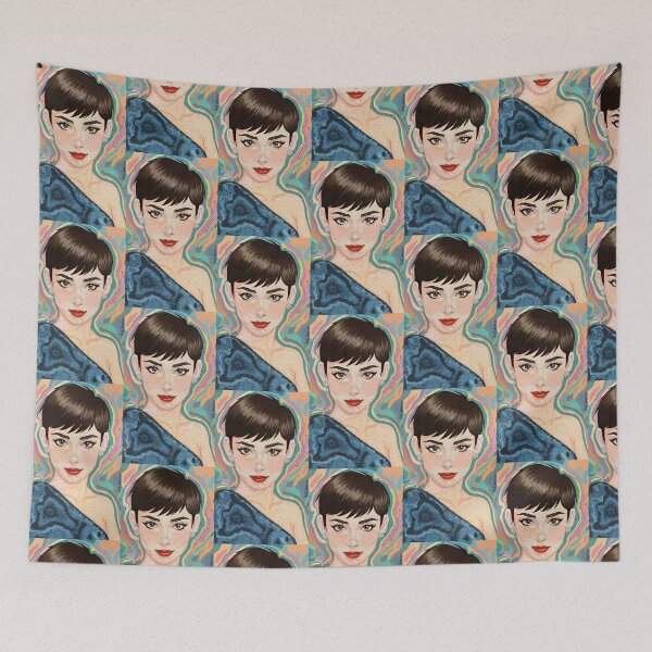 Item preview, Audrey Pop by Paula C. Jensen, digital painting, 2025. designed and sold by PollywogDesigns.