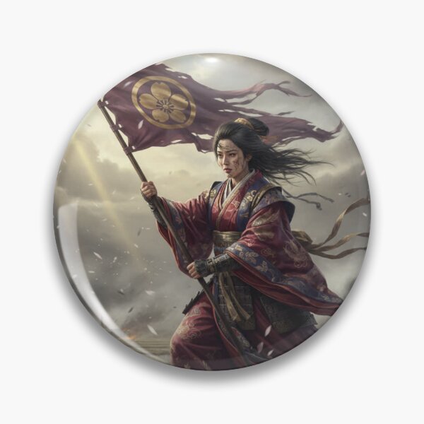 Item preview, 前田利家の妻 まつ - 逆境を乗り越えた旗手Sengoku Heroine: The Warrior's Wife Holding the Clan Banner designed and sold by Mori-no-Akari.