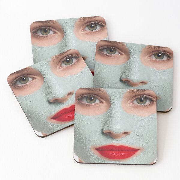 Item preview, Skincare with green face mask designed and sold by anytka.