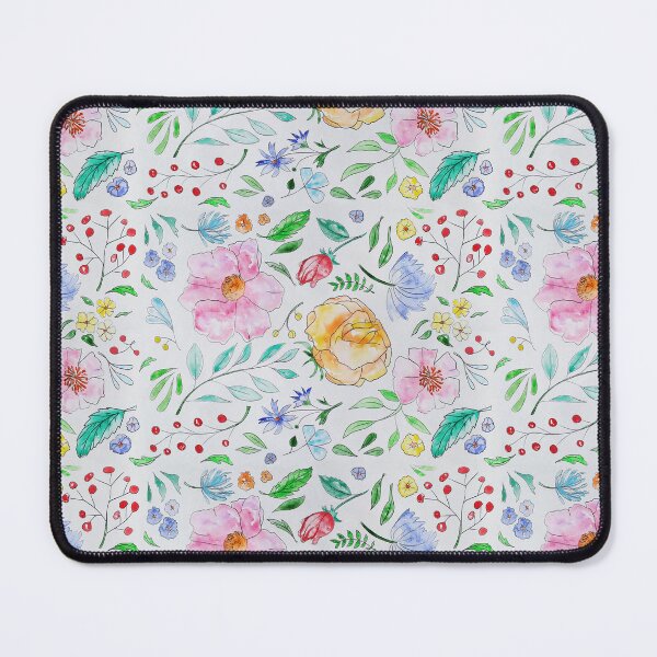 Item preview, A romantic pattern of roses and tullips designed and sold by KAY Artists.