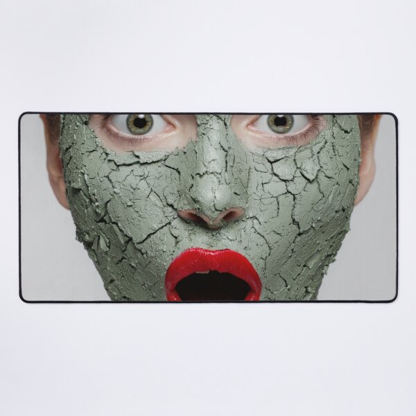 Item preview, Surprised woman in green mask designed and sold by anytka.