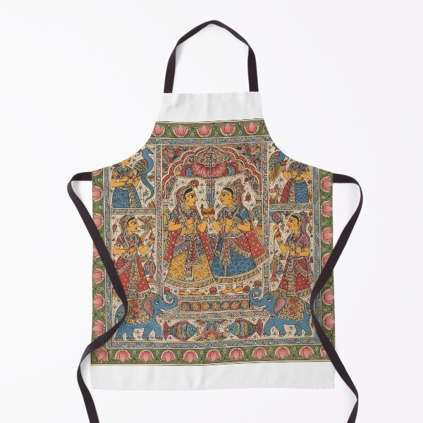 Item preview, Celebration of Grace in Madhubani Tradition designed and sold by digisetumedia.