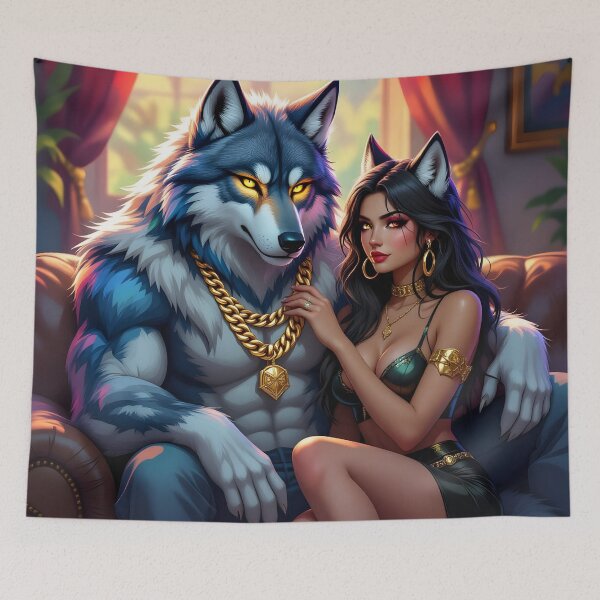 Item preview, Powerful Wolf Couple designed and sold by DirrkTheJerkk.