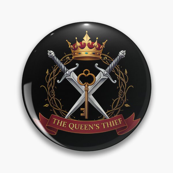 Item preview, The Queen's Thief Royal Crest | Fantasy Rogue Guild Badge designed and sold by Sitred123.