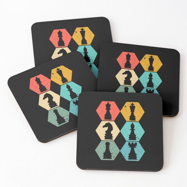 Item preview, Retro Sunset Chess Art – Perfect Gift for Chess Players designed and sold by Suzy Perez Art.