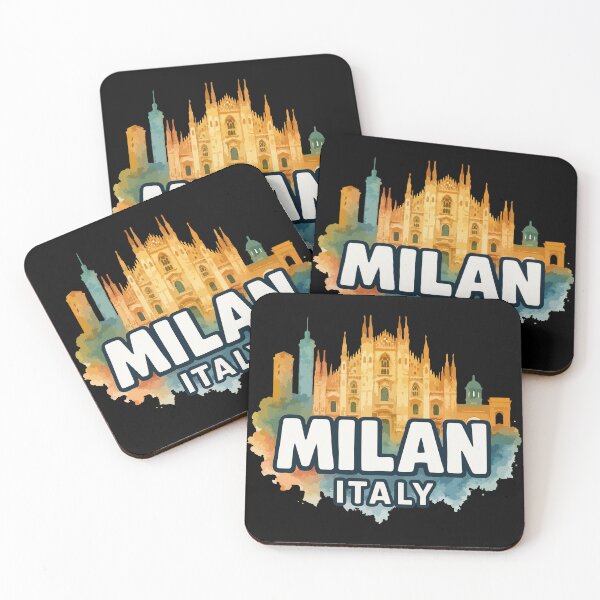 Item preview, Milan Italy Travel Watercolor designed and sold by TomFrontierArt.