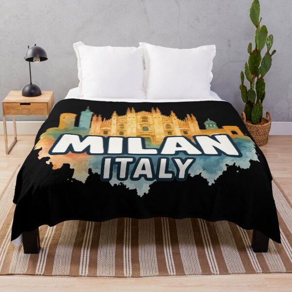 Item preview, Milan Italy Travel Watercolor designed and sold by TomFrontierArt.