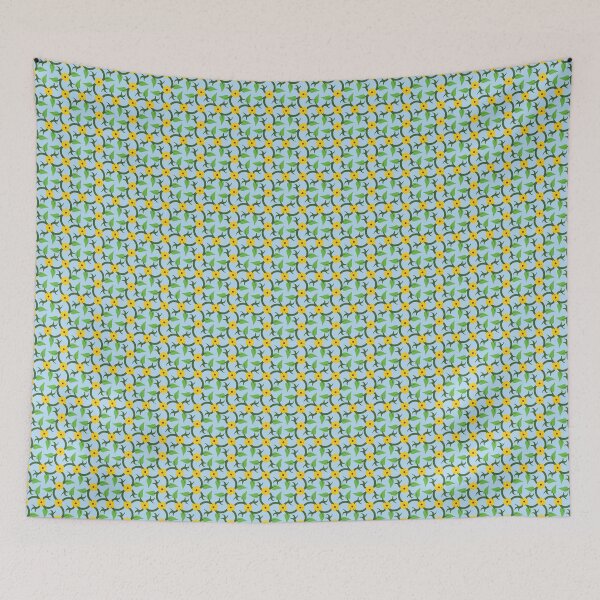Item preview, a simple yelow flower print designed and sold by KAY Artists.