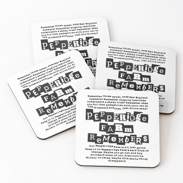 Item preview, Pepperidge Farm Remembers - Quote [black] designed and sold by red-leaf.