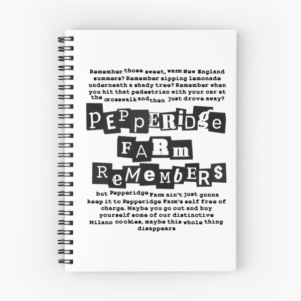 Item preview, Pepperidge Farm Remembers - Quote [black] designed and sold by red-leaf.