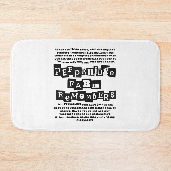 Item preview, Pepperidge Farm Remembers - Quote [black] designed and sold by red-leaf.