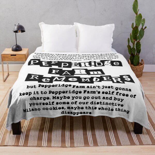 Item preview, Pepperidge Farm Remembers - Quote [black] designed and sold by red-leaf.