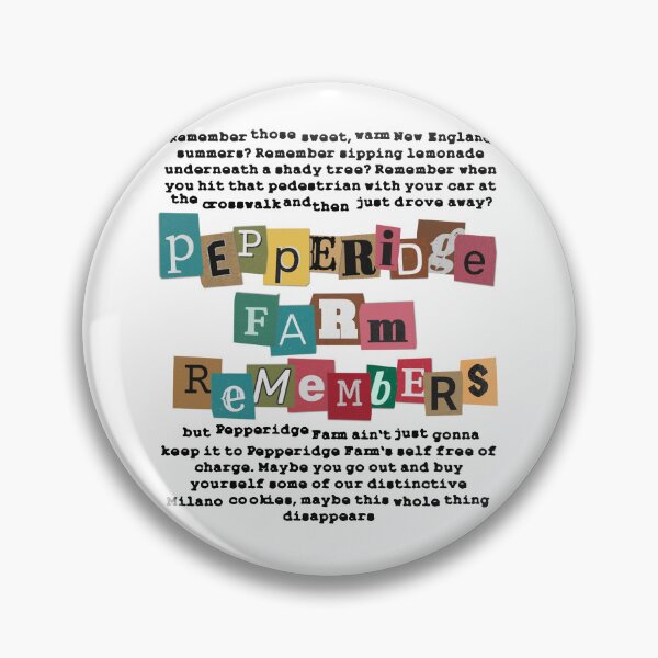 Item preview, Pepperidge Farm Remembers - Quote [colors/black] designed and sold by red-leaf.