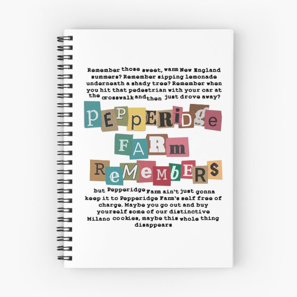 Item preview, Pepperidge Farm Remembers - Quote [colors/black] designed and sold by red-leaf.