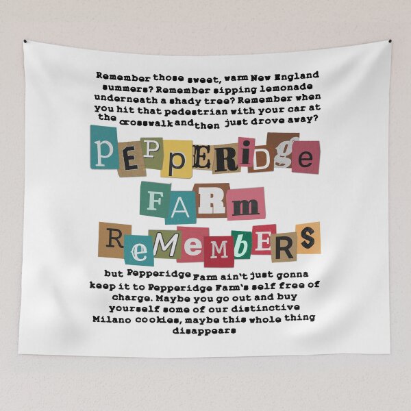 Item preview, Pepperidge Farm Remembers - Quote [colors/black] designed and sold by red-leaf.