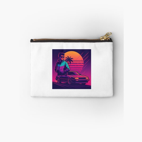 Item preview, Retro Synthwave Driver | 80s Vaporwave Neon Car Palm Sunset designed and sold by Fleetwood1994.
