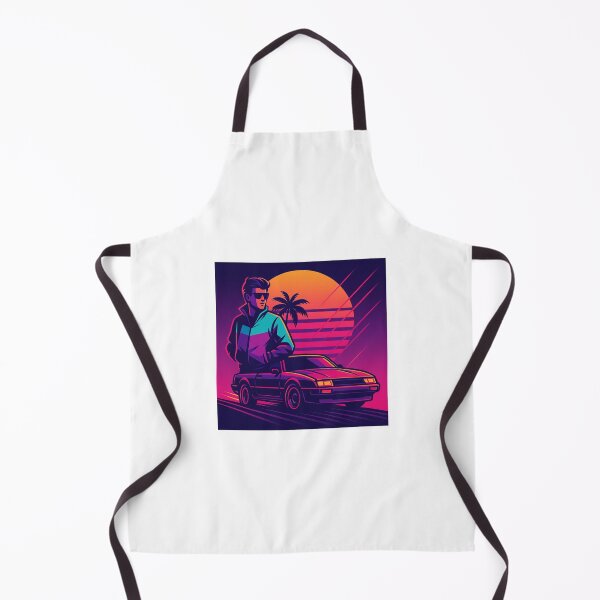 Item preview, Retro Synthwave Driver | 80s Vaporwave Neon Car Palm Sunset designed and sold by Fleetwood1994.