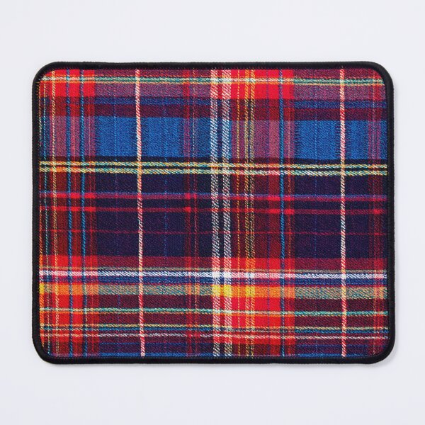 Item preview, Red and Navy Scottish Tartan Fabric Pattern designed and sold by SassyArtistry.