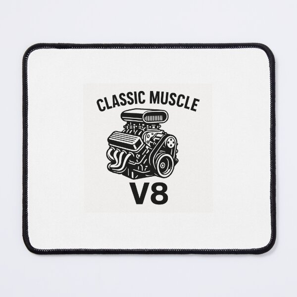 Item preview, Classic Muscle Car Engine V8 | Hot Rod Garage Vintage Mechanic designed and sold by Fleetwood1994.