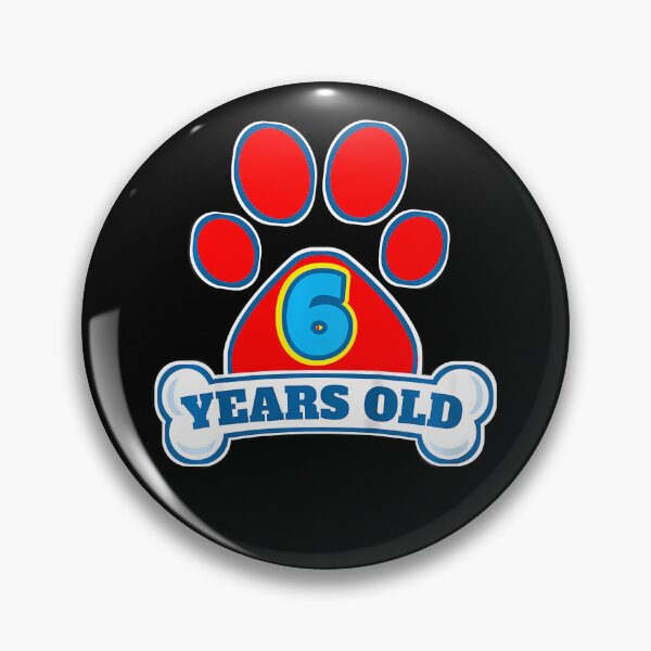 Item preview, Kids 6 Year Old 6Th Birthday Paw Themed Party Gift Boys Girls designed and sold by MadalynKiehn.