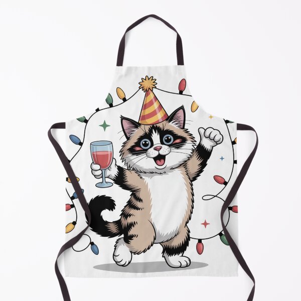 Item preview, Ragdoll cat merry Christmas santa designed and sold by kaka8888.