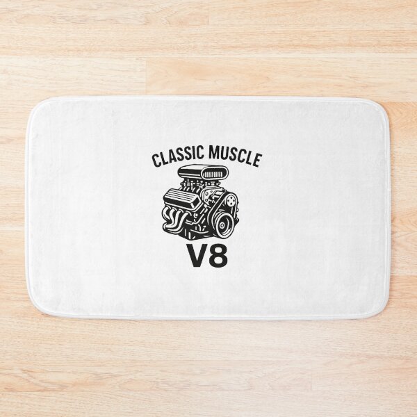 Item preview, V8 Engine Line Art | Classic Muscle Car Hot Rod Retro Mechanic designed and sold by Fleetwood1994.